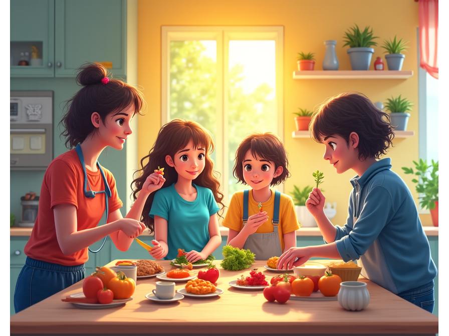 Nutrition adolescents - Croissance sport éducation alimentaire famille